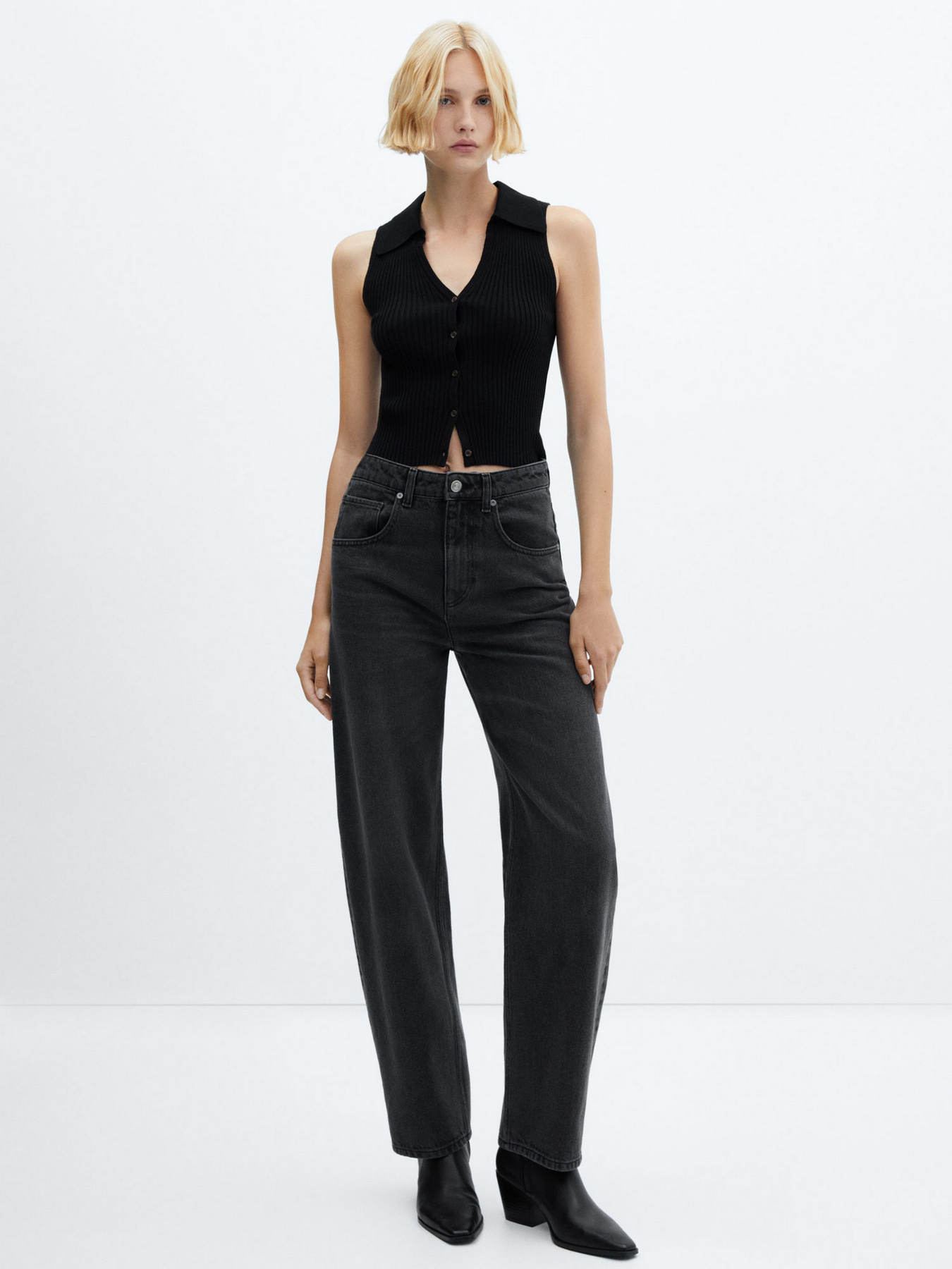 Прямые джинсы MANGO Alba модель 57086019_TN Прямые джинсы MANGO Alba модель 57086019_TN Фото