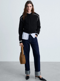 Бомбер MANGO модель 87084800_99 Фото