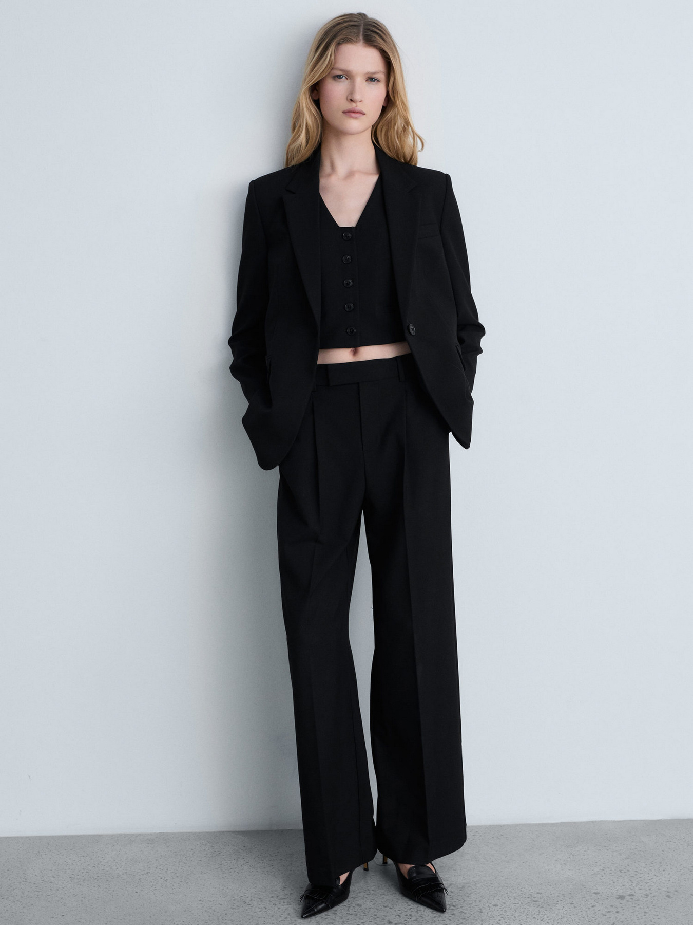 Штани класичні MANGO модель 87045140_99 Фото