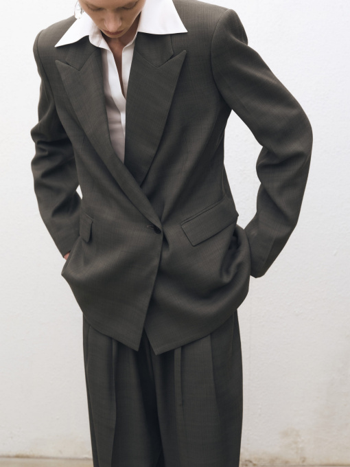 Пиджак MANGO модель 87054420_37 Фото