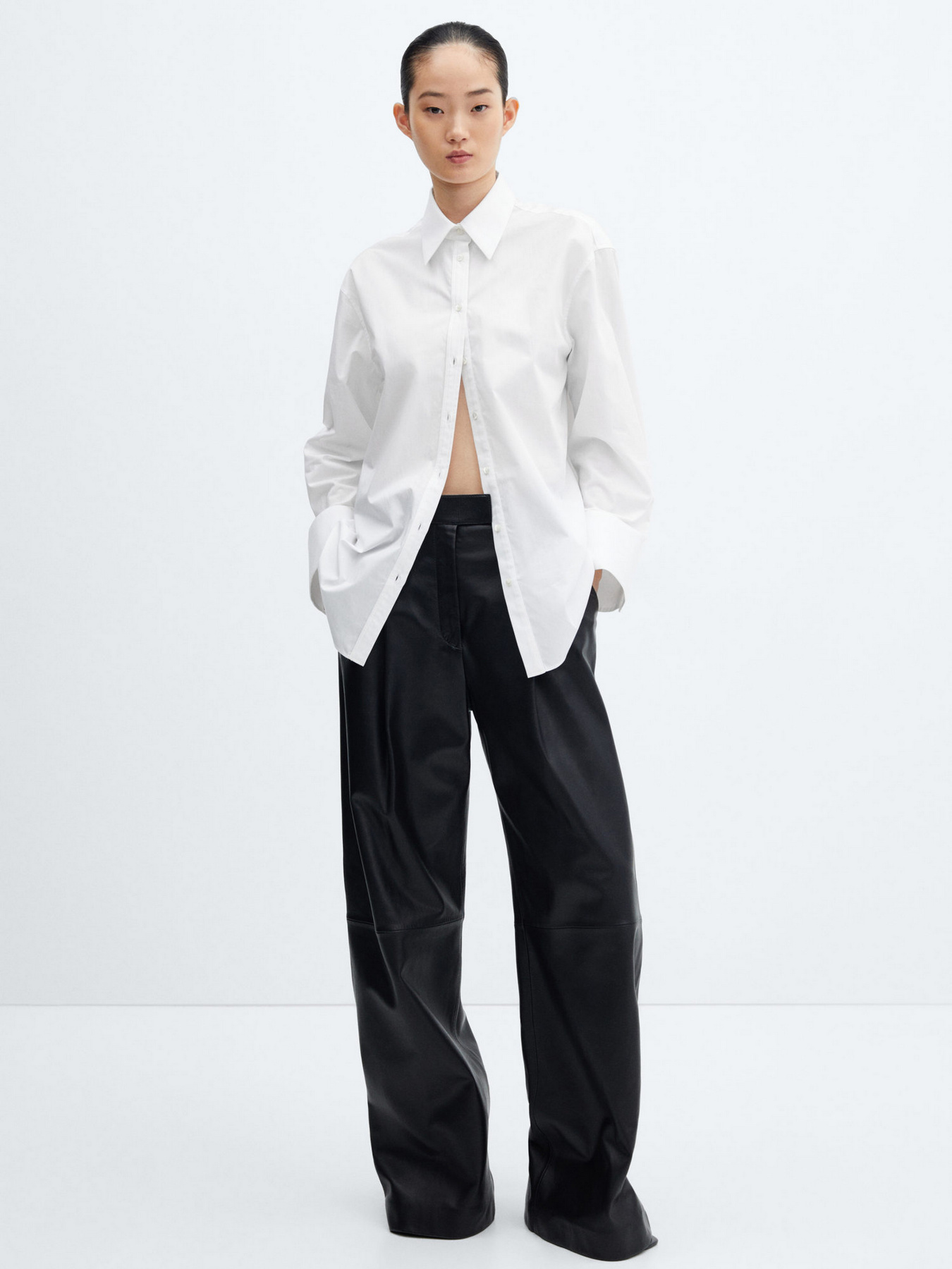 Сорочка MANGO Valen модель 57057756_2 Фото