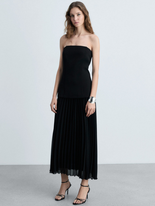 Платье миди MANGO модель 87014813_99 Фото