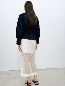 Спідниця міді MANGO модель 87075752_2 Фото