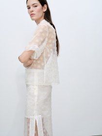 Юбка миди MANGO модель 87075752_2 Фото