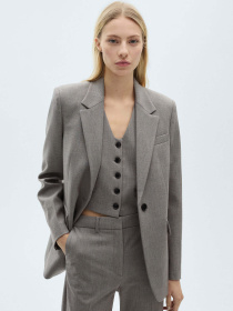 Классические штаны MANGO модель 87945140_92 Фото