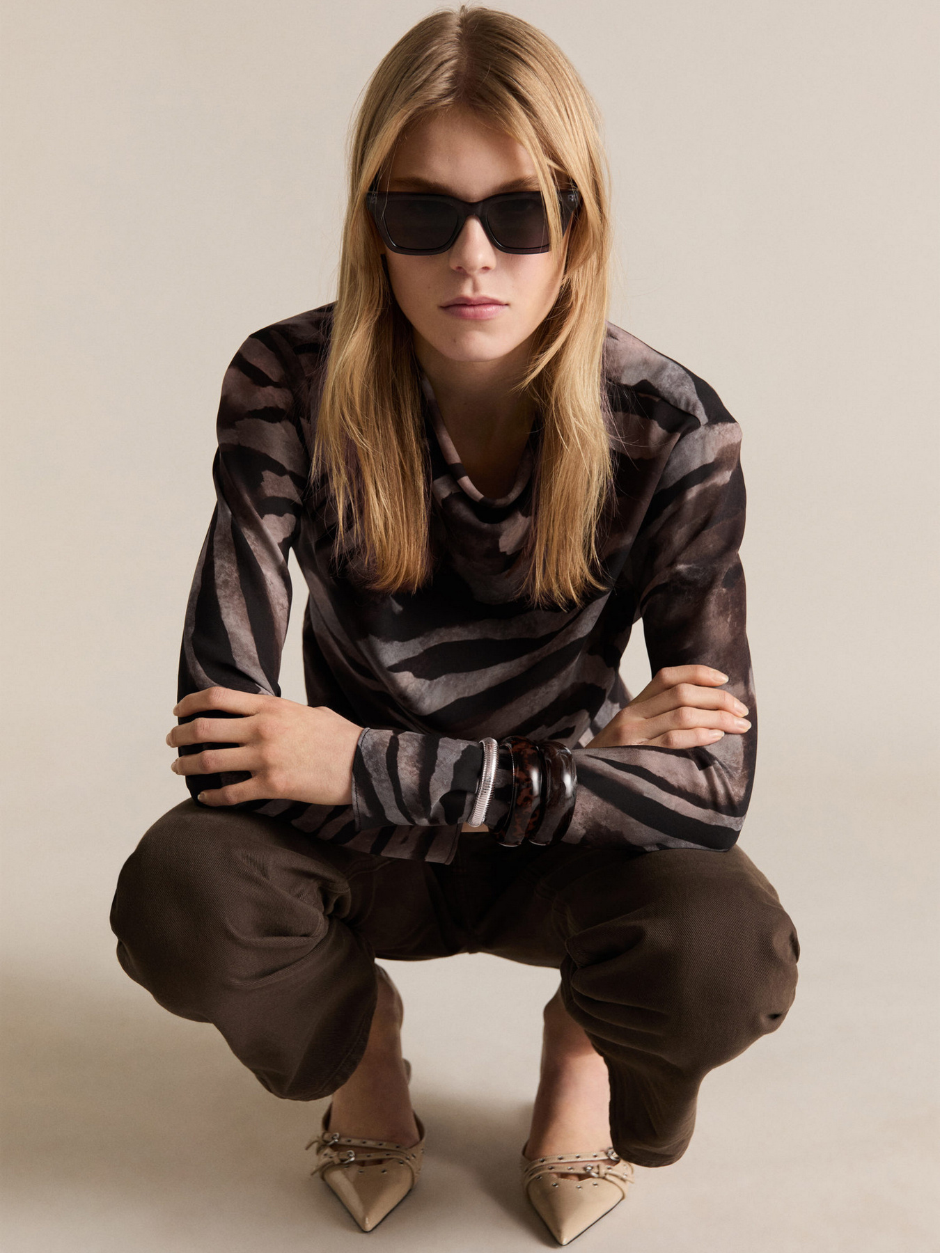 Лонгслив MANGO модель 87034093_30 Фото