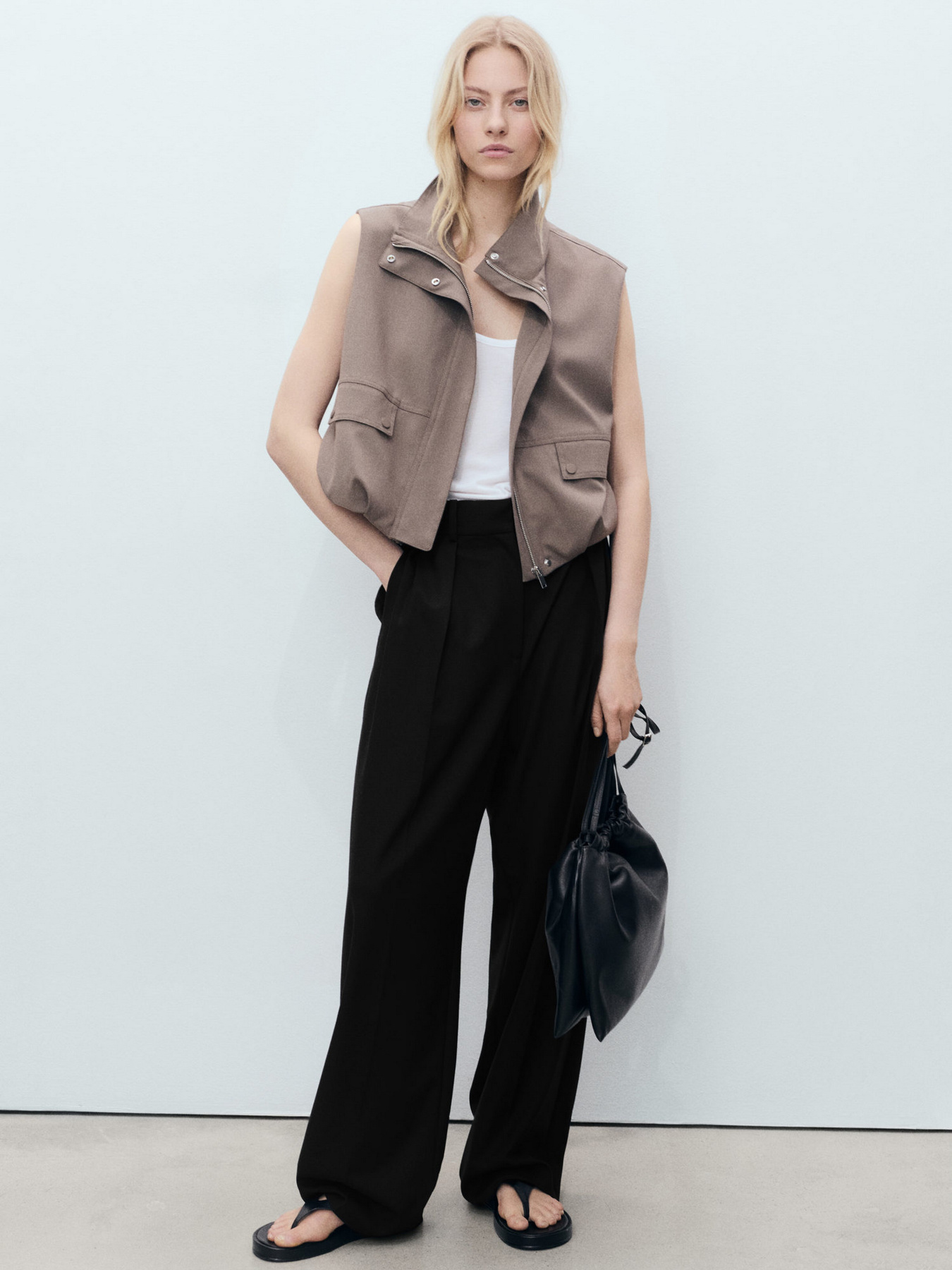 Штани класичні MANGO модель 87044424_99 Фото