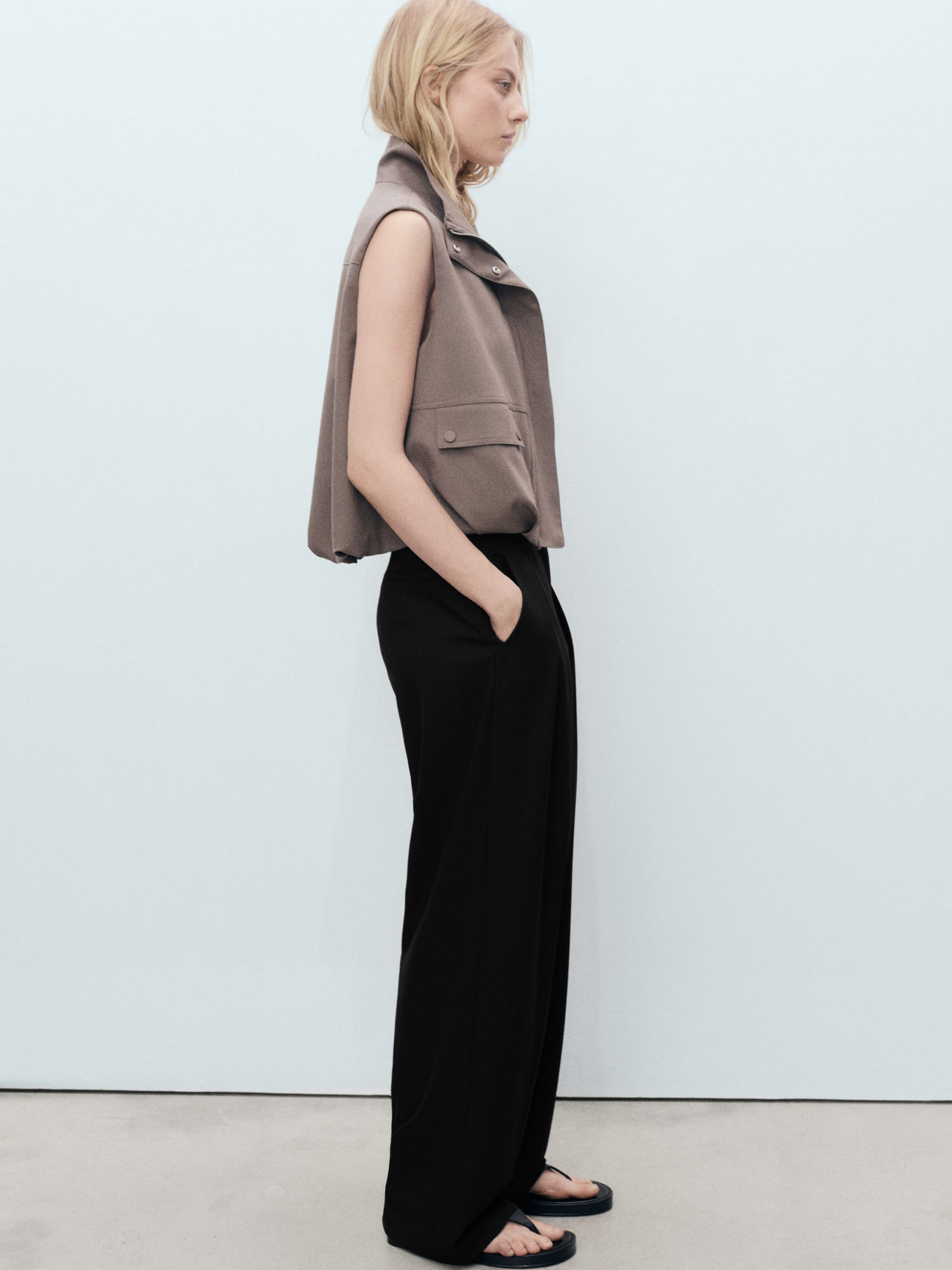 Штани класичні MANGO модель 87044424_99 Фото