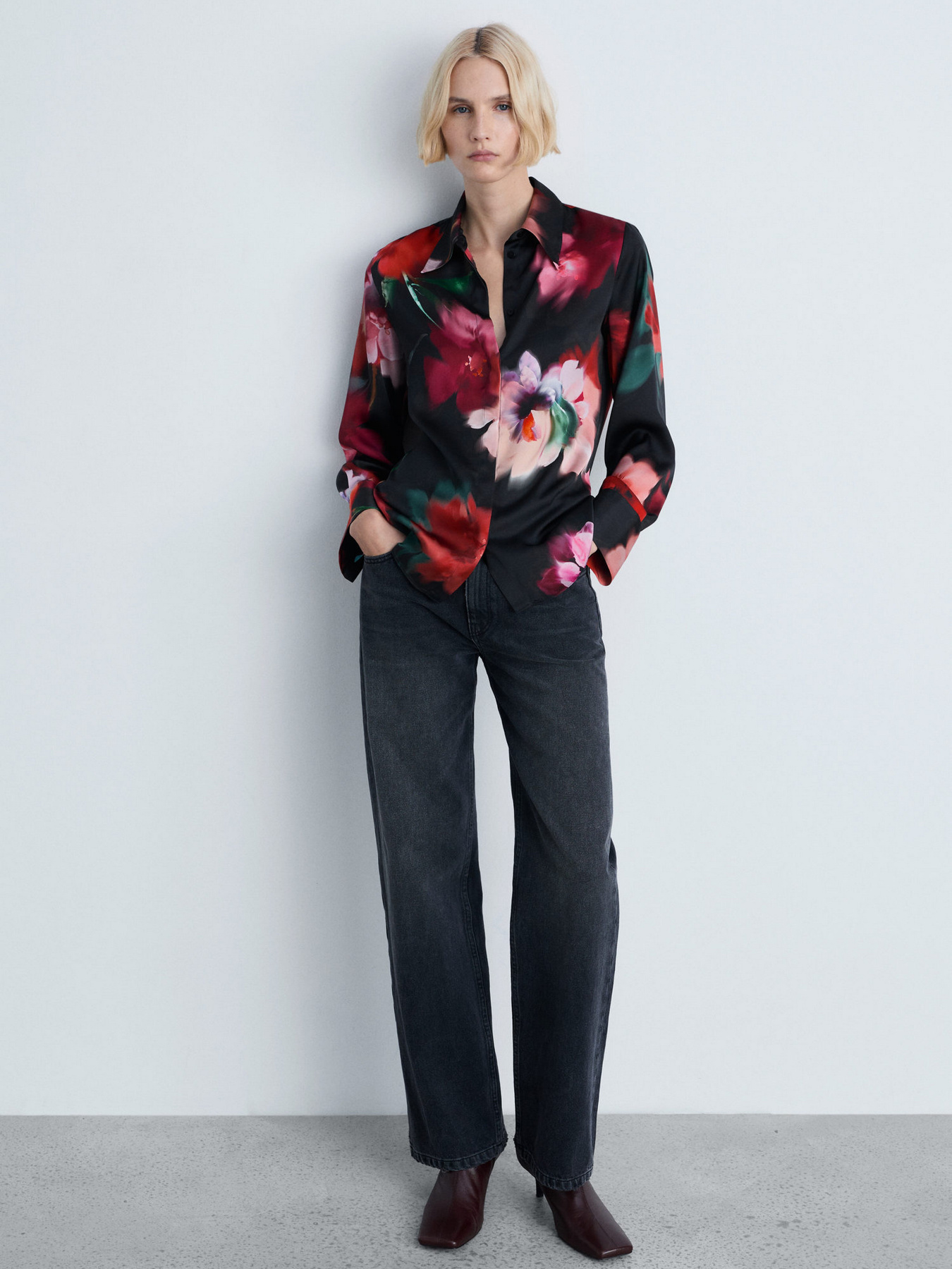 Рубашка повседневная MANGO модель 87094093_99 Рубашка повседневная MANGO модель 87094093_99 Фото