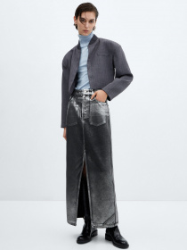 Юбка макси MANGO Shimmer модель 57049104_99 Фото