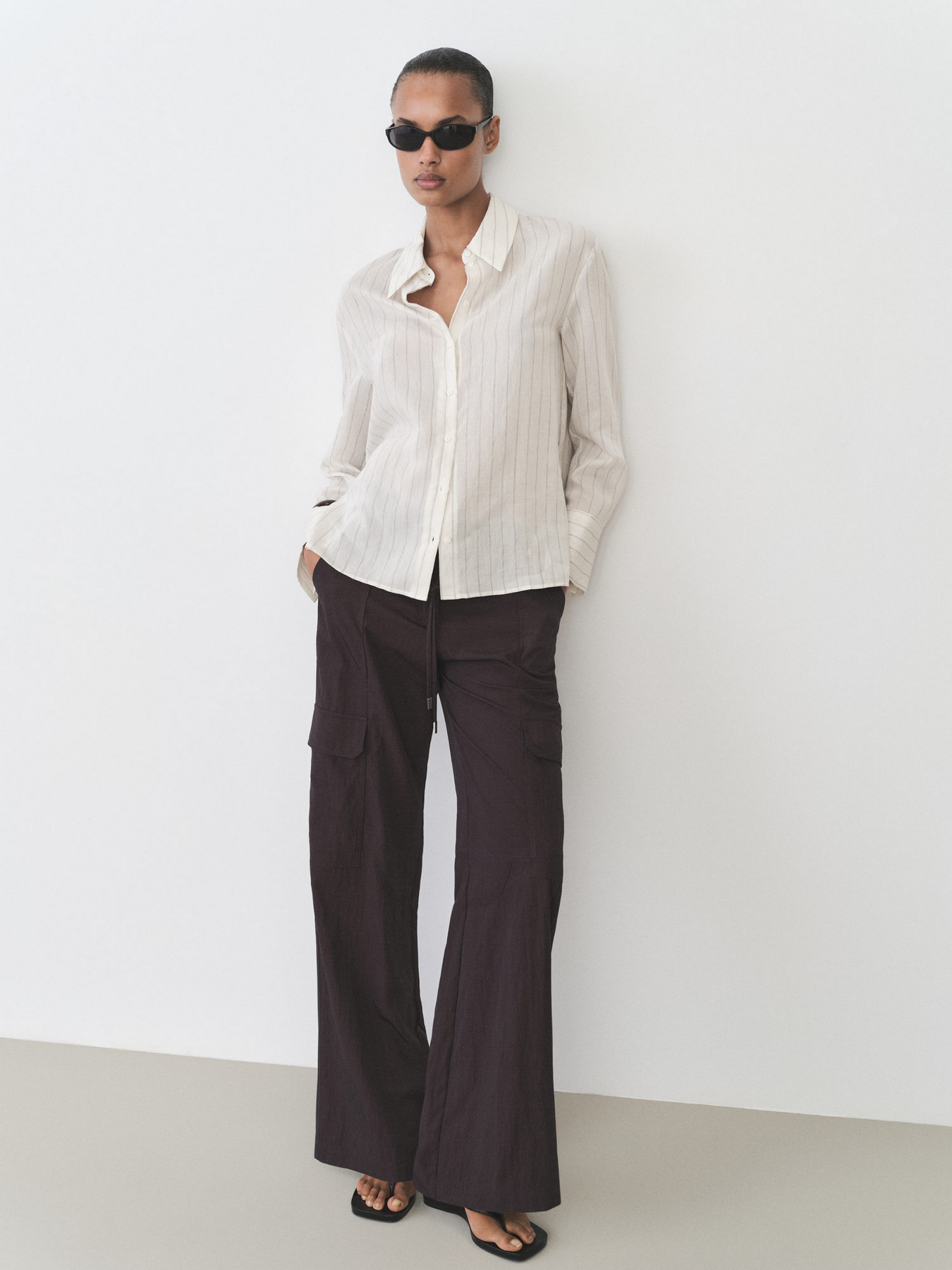 Рубашка MANGO модель 87035744_5 Фото