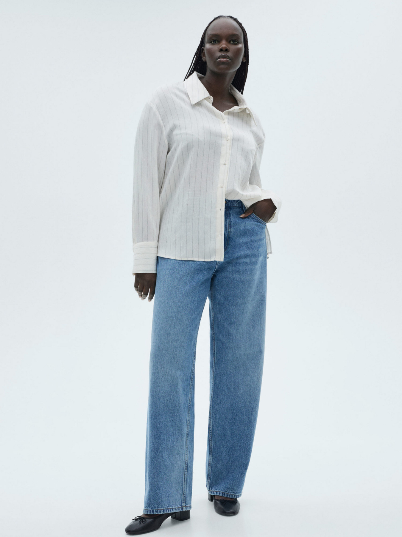 Рубашка MANGO модель 87035744_5 Фото