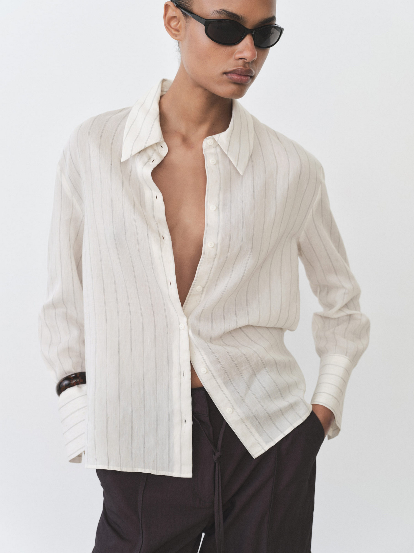 Рубашка MANGO модель 87035744_5 Фото