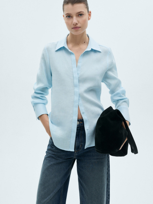 Рубашка MANGO модель 87045735_50 Фото