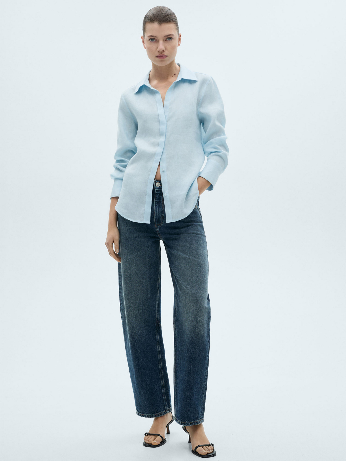 Сорочка повсякденна MANGO модель 87045735_50 Сорочка повсякденна MANGO модель 87045735_50 Фото