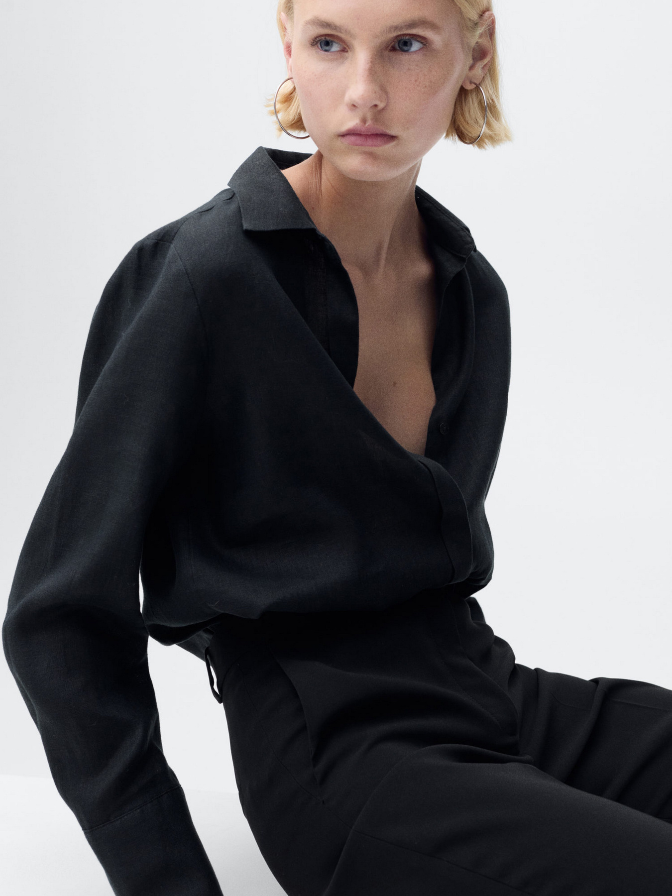 Сорочка повсякденна MANGO модель 87045735_99 Сорочка повсякденна MANGO модель 87045735_99 Фото