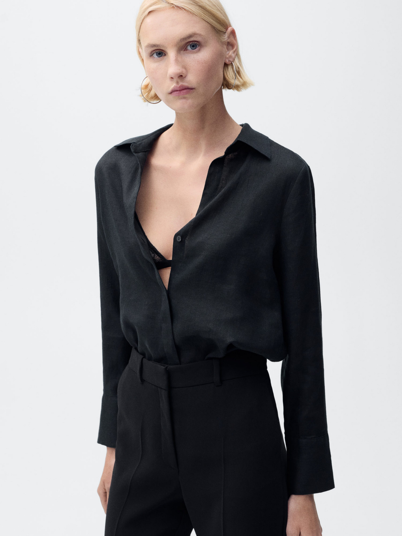 Сорочка повсякденна MANGO модель 87045735_99 Сорочка повсякденна MANGO модель 87045735_99 Фото