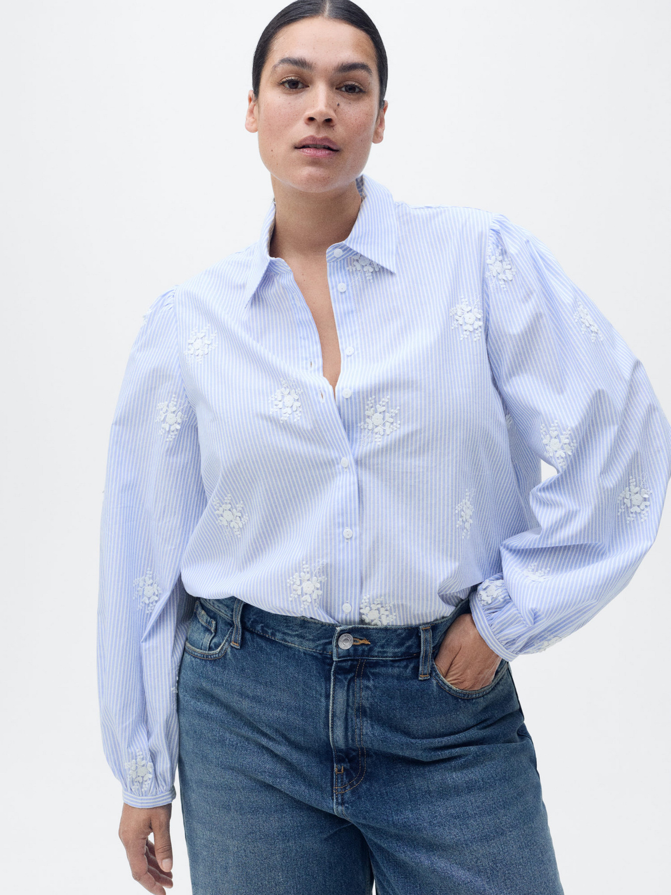 Сорочка MANGO модель 87055741_50 Фото