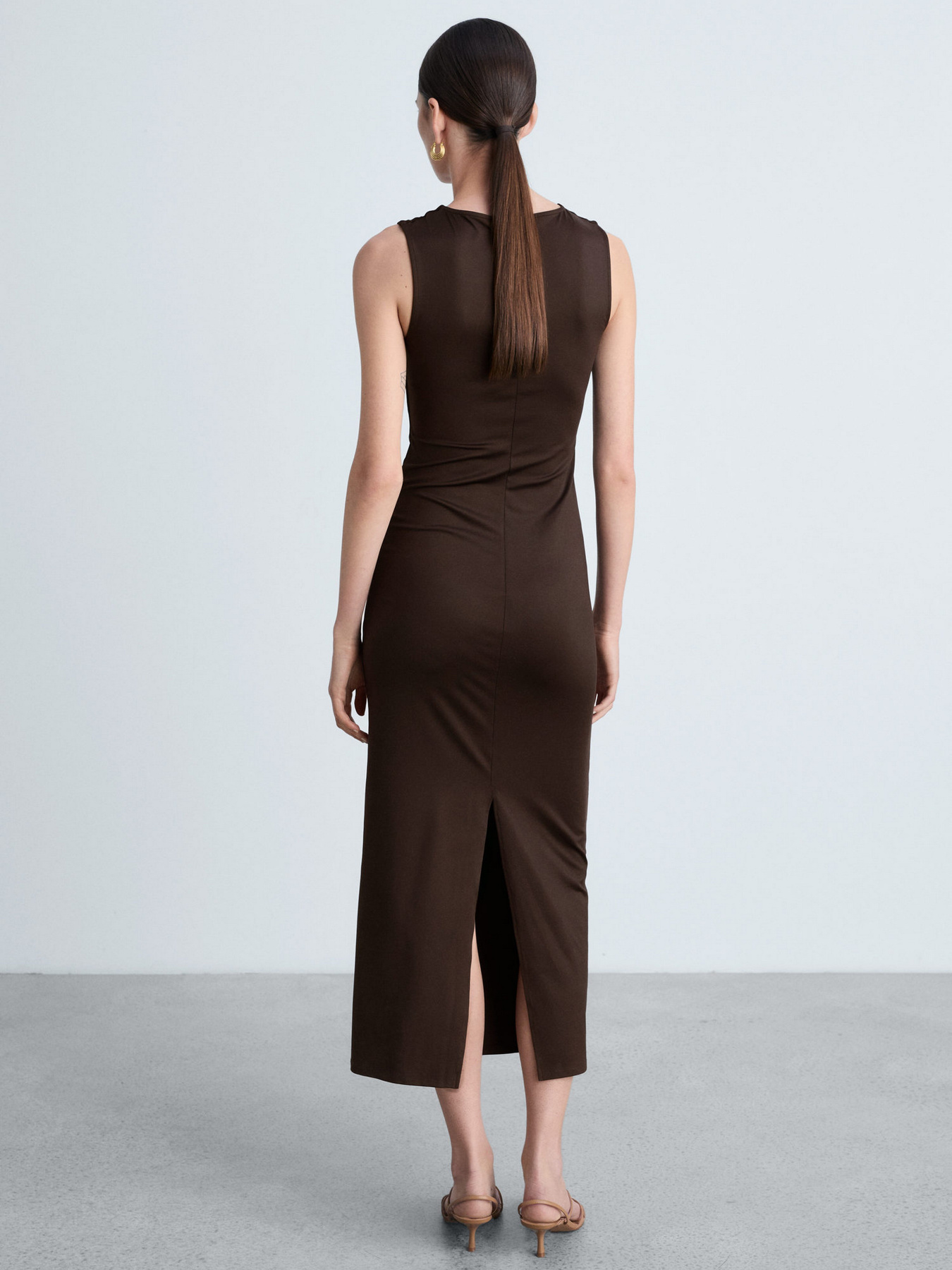 Сукня міді MANGO модель 87085751_30 Фото