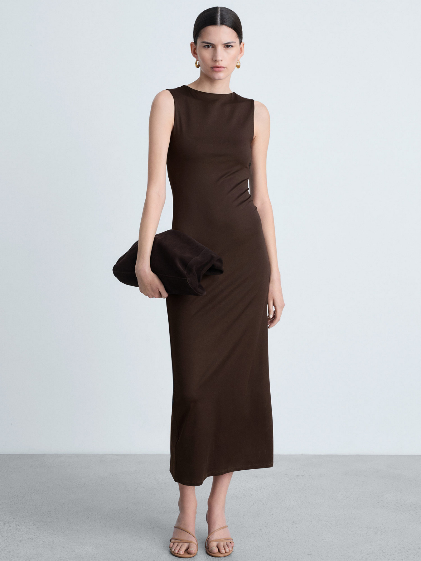 Сукня міді MANGO модель 87085751_30 Фото