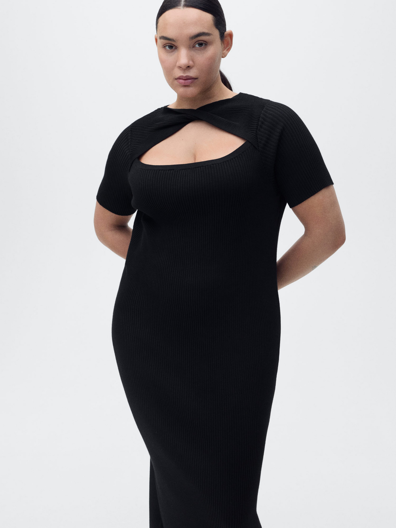 Платье миди MANGO модель 87095753_99 Фото