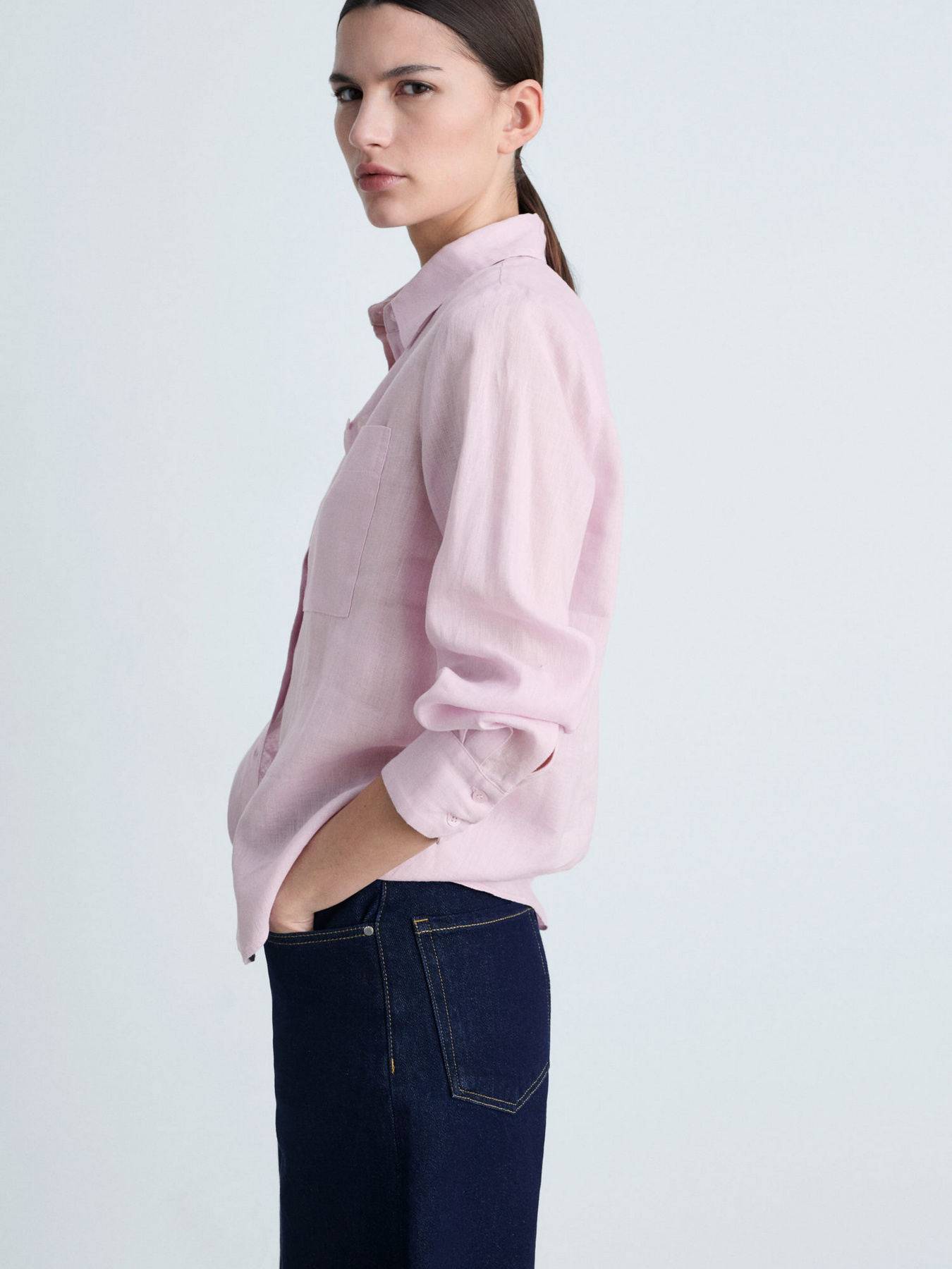 Сорочка MANGO модель 87085729_61 Фото