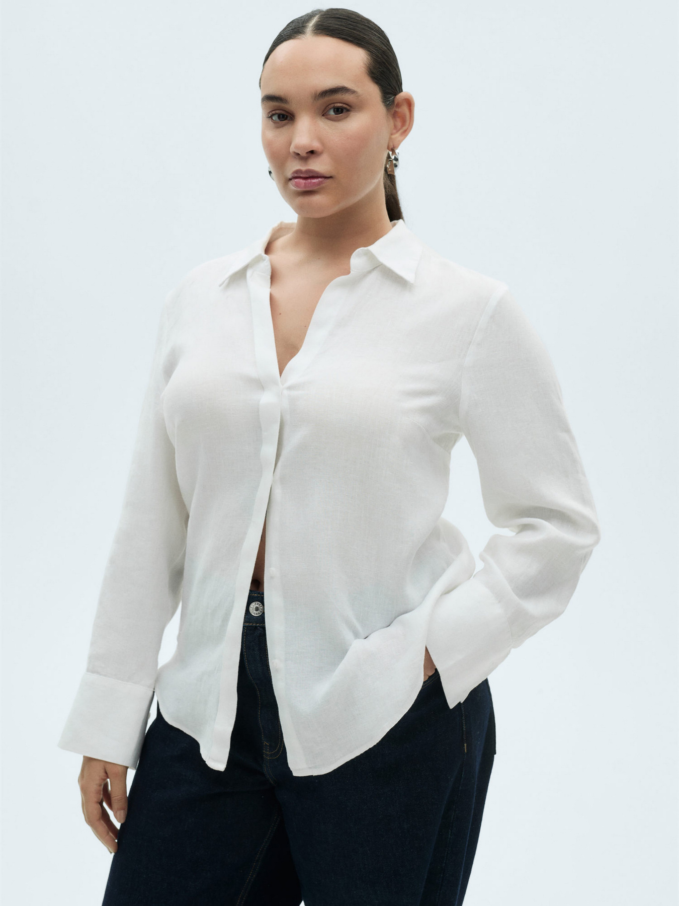 Сорочка повсякденна MANGO модель 87095734_1 Фото