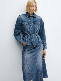 Юбка миди MANGO Zendaya модель 57069118_TO Фото