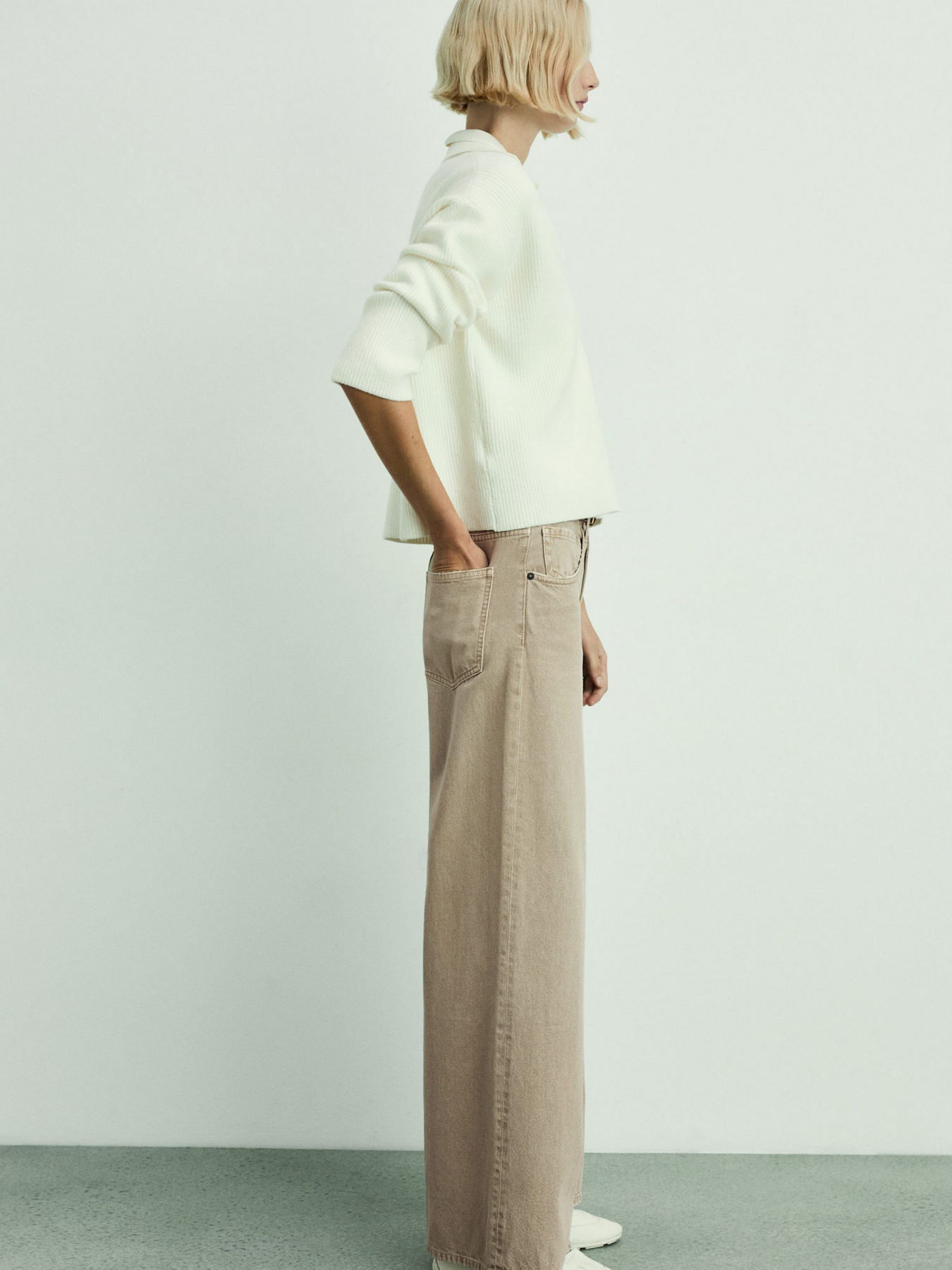 Прямые джинсы MANGO модель 87033276_7 Фото