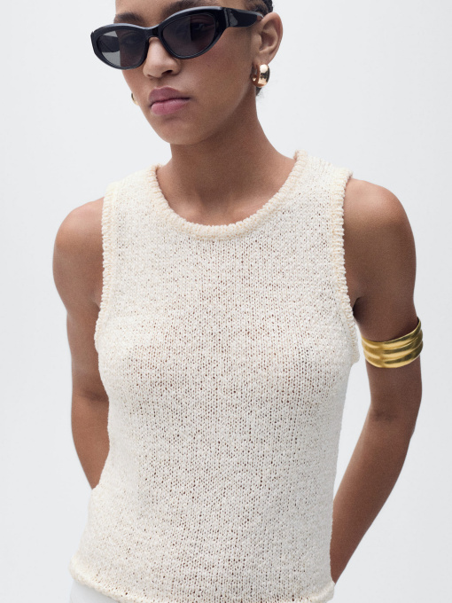 Майка MANGO модель 87045737_5 Фото