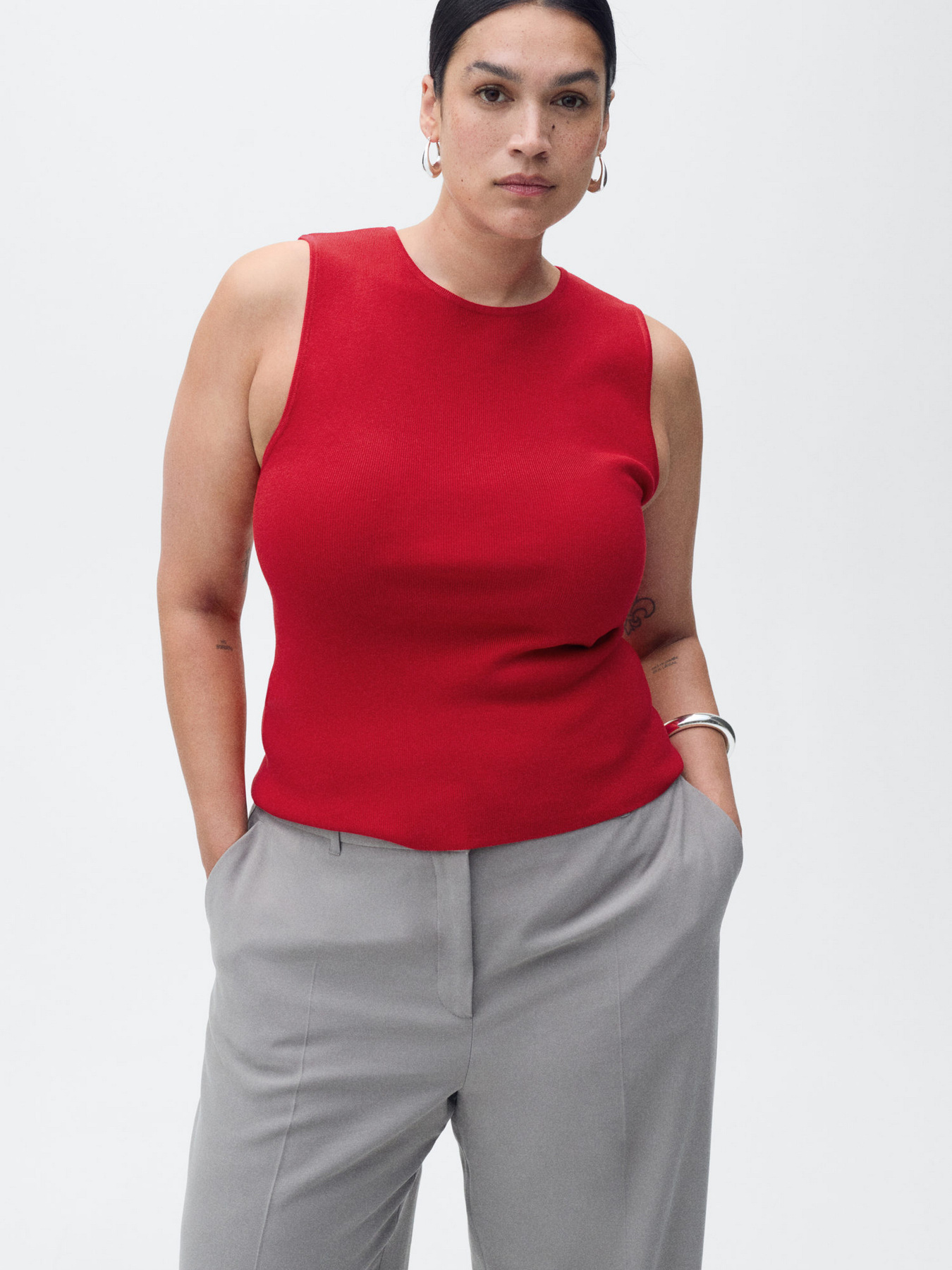 Майка MANGO модель 87055753_70 Фото