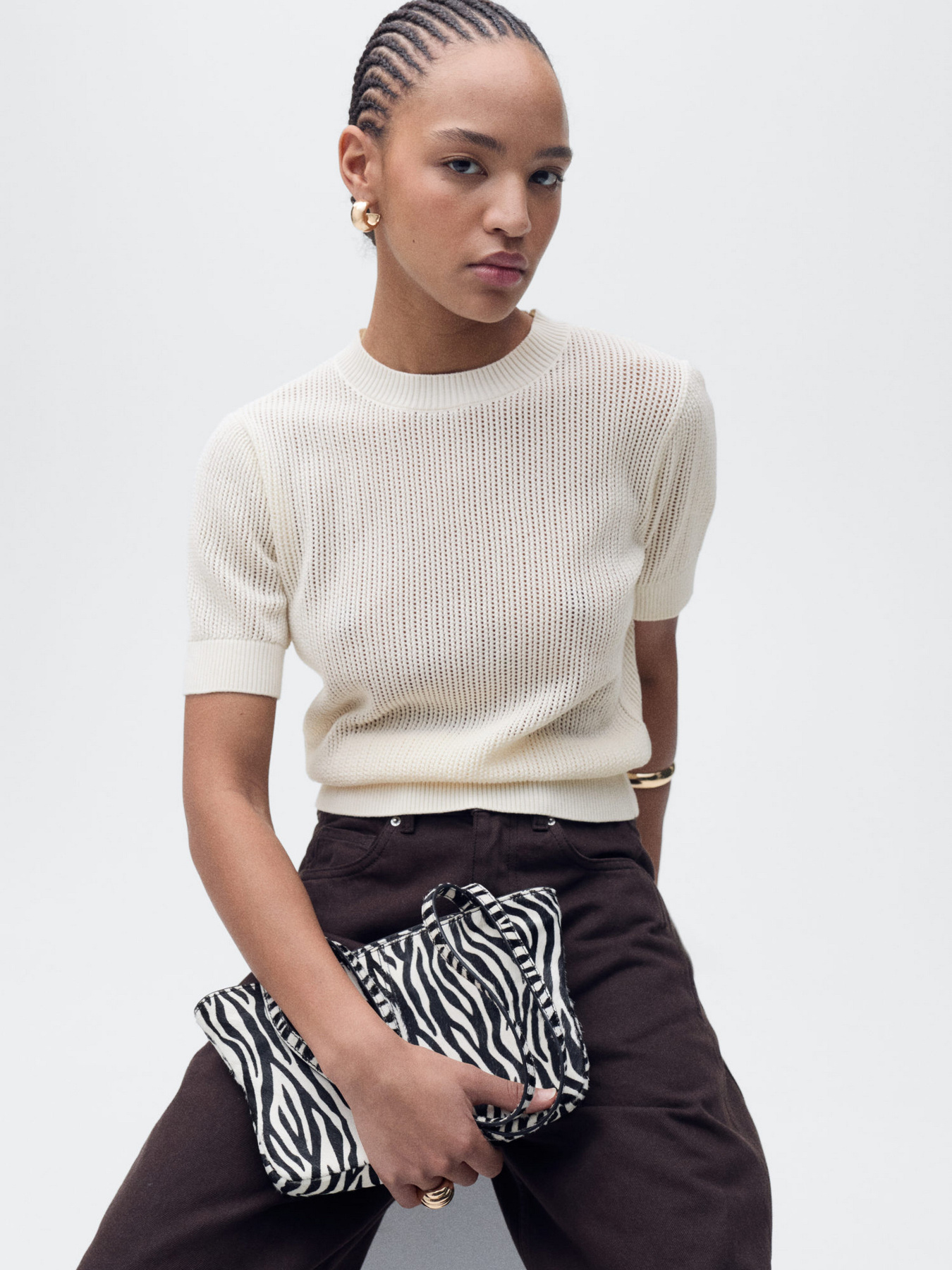 Футболка MANGO модель 87035747_5 Фото