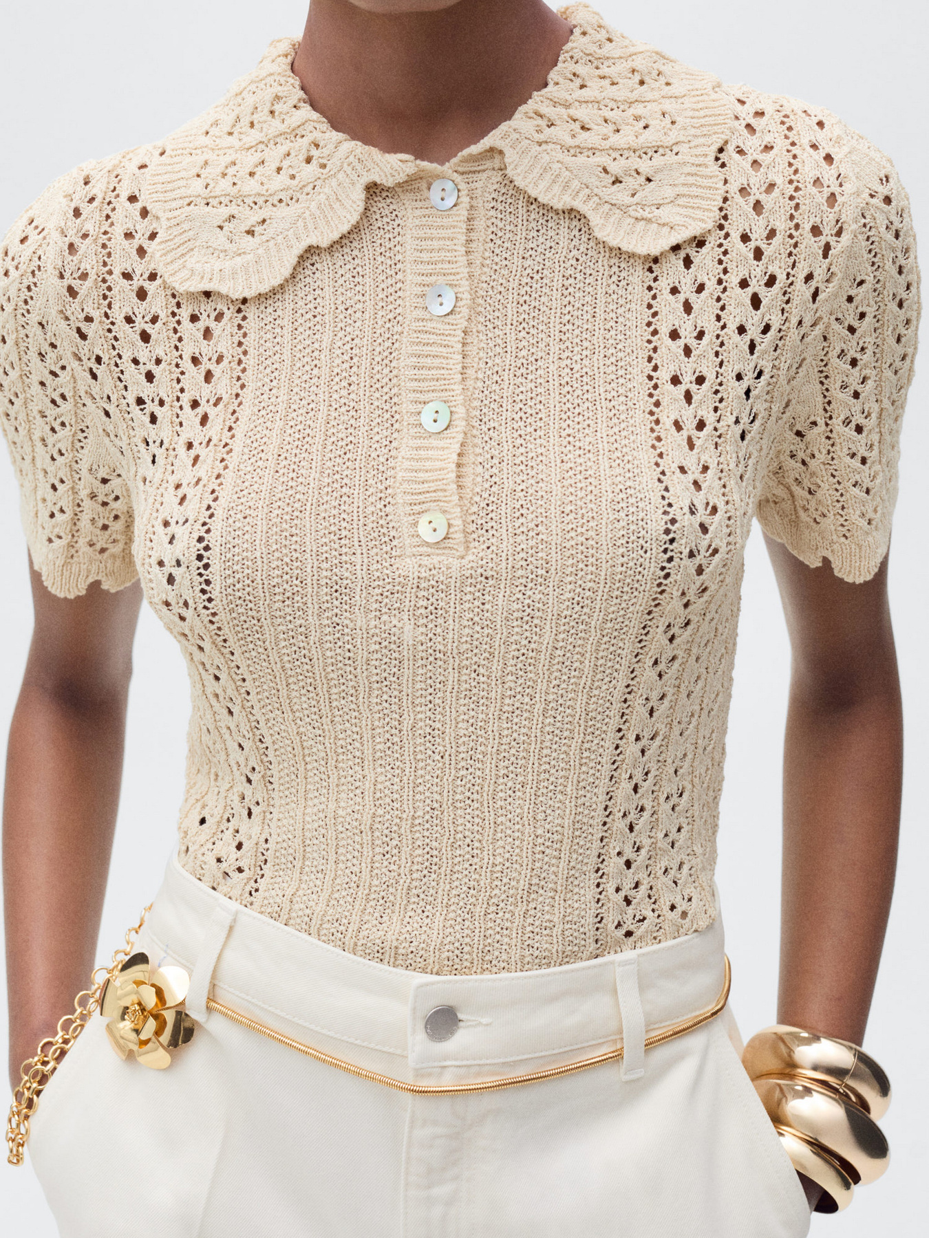 Поло MANGO модель 87065767_8 Фото