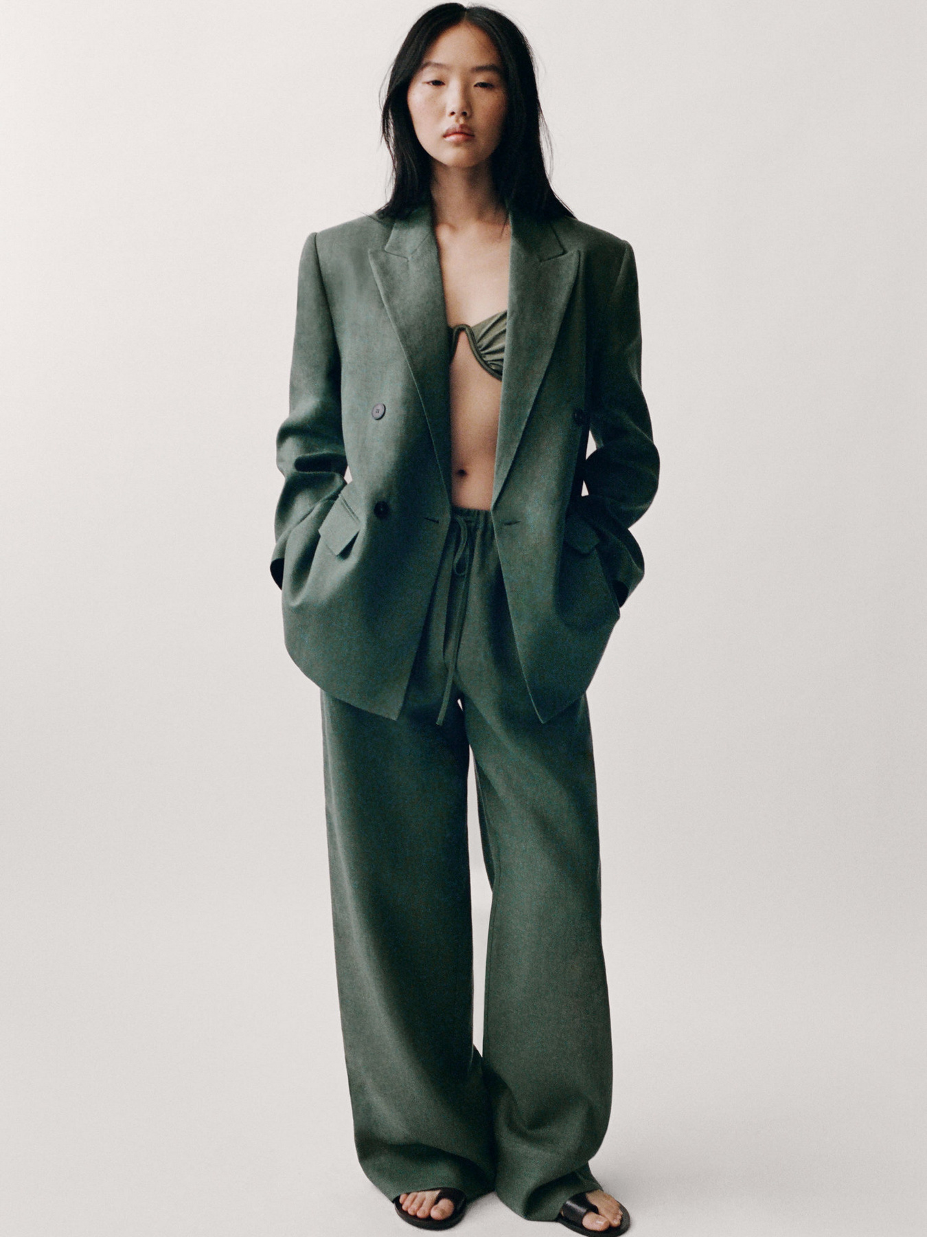 Повсякденні штани MANGO модель 87036712_48 Фото