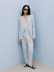 Брюки классические MANGO модель 87087162_50 Фото