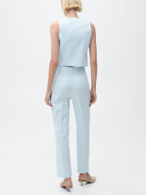 Классические штаны MANGO модель 87087162_50 Фото