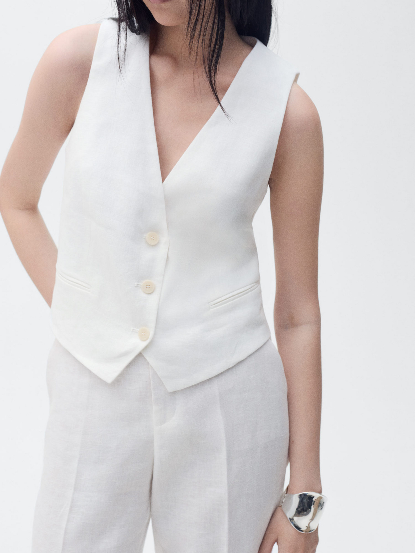 Класичний жилет MANGO модель 87027163_2 Фото