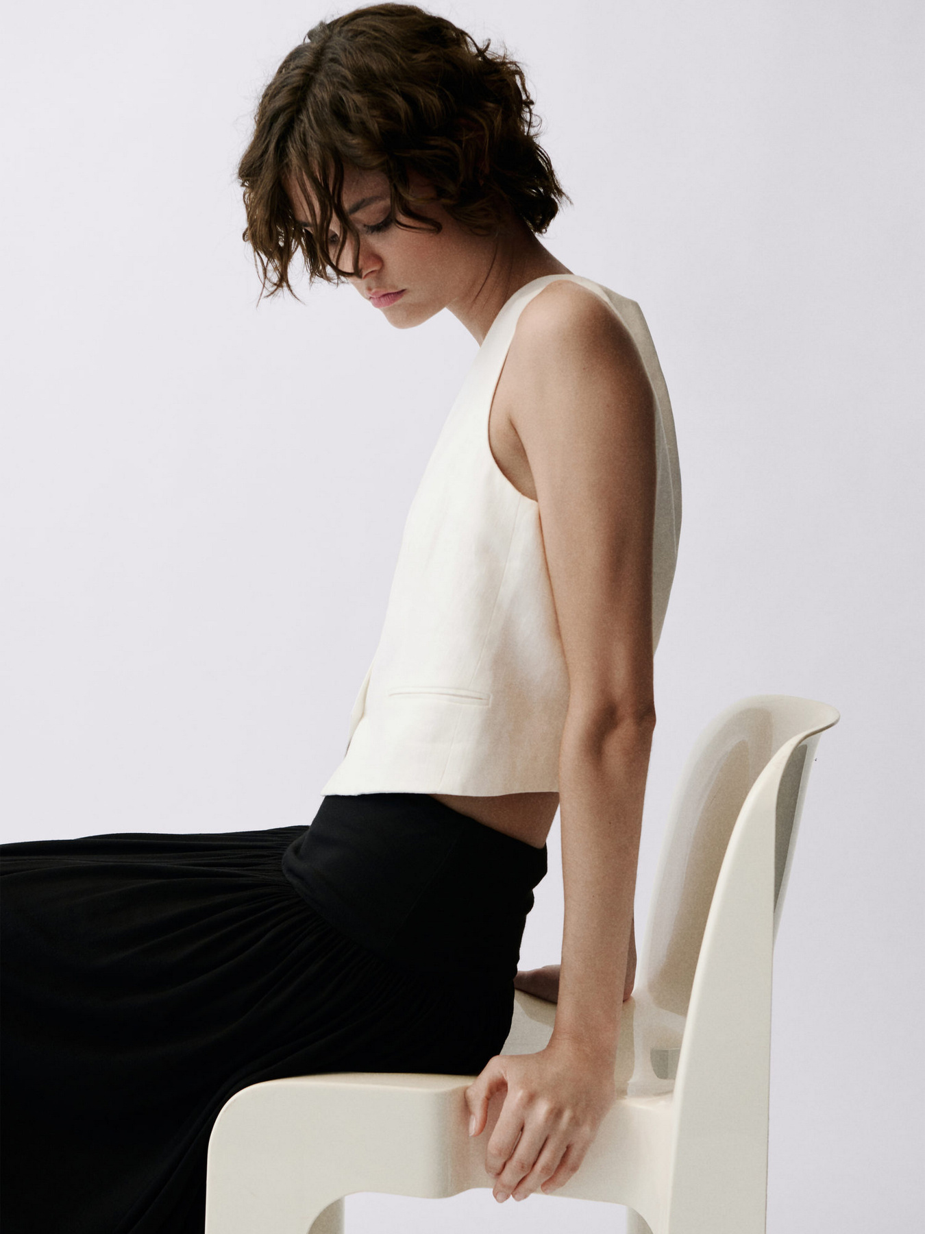 Класичний жилет MANGO модель 87027163_2 Фото