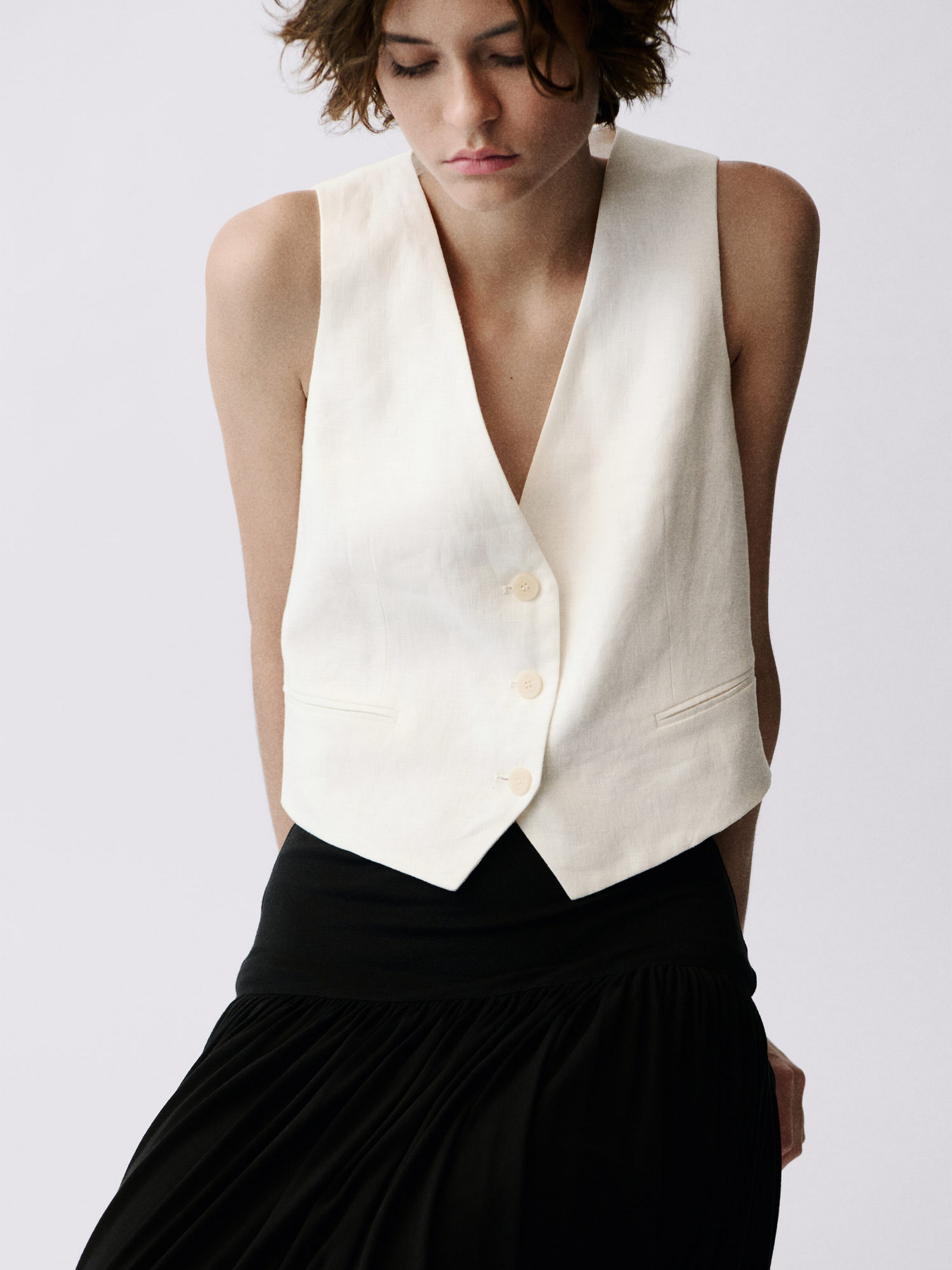 Класичний жилет MANGO модель 87027163_2 Фото