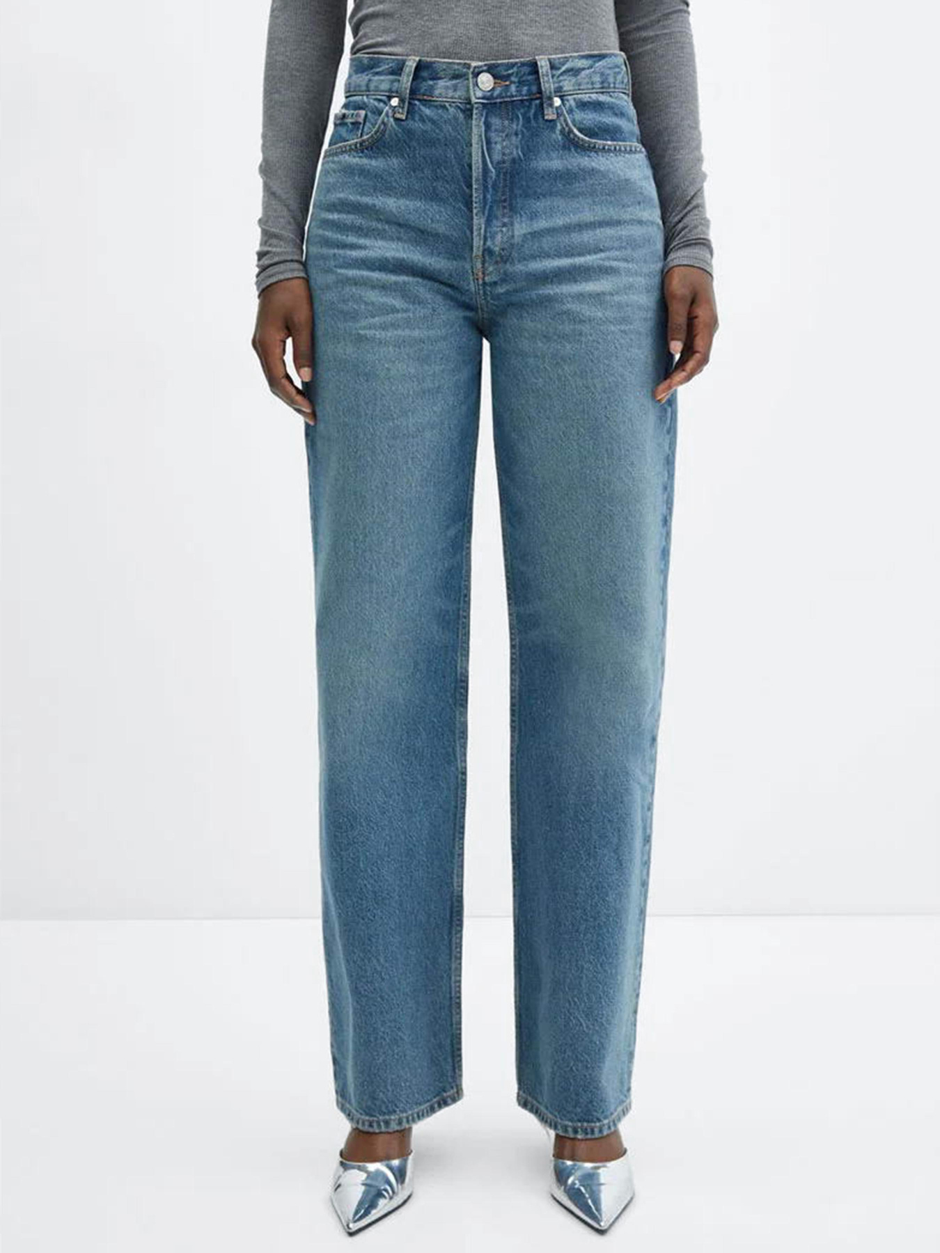 Прямі джинси MANGO Kaia Модель 57077749_DI Фото