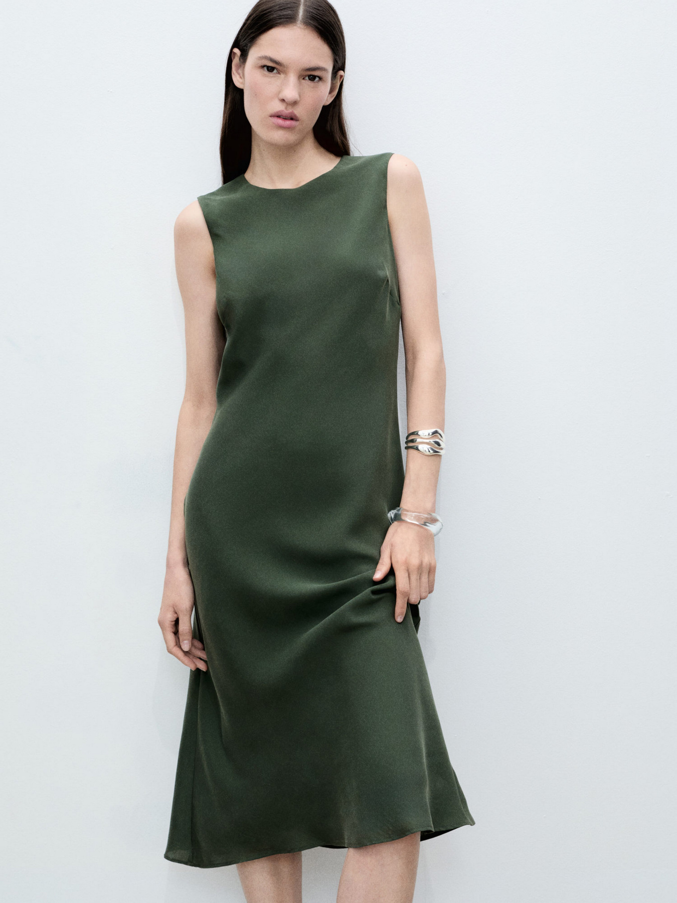 Сукня міді MANGO модель 87015758_43 Фото