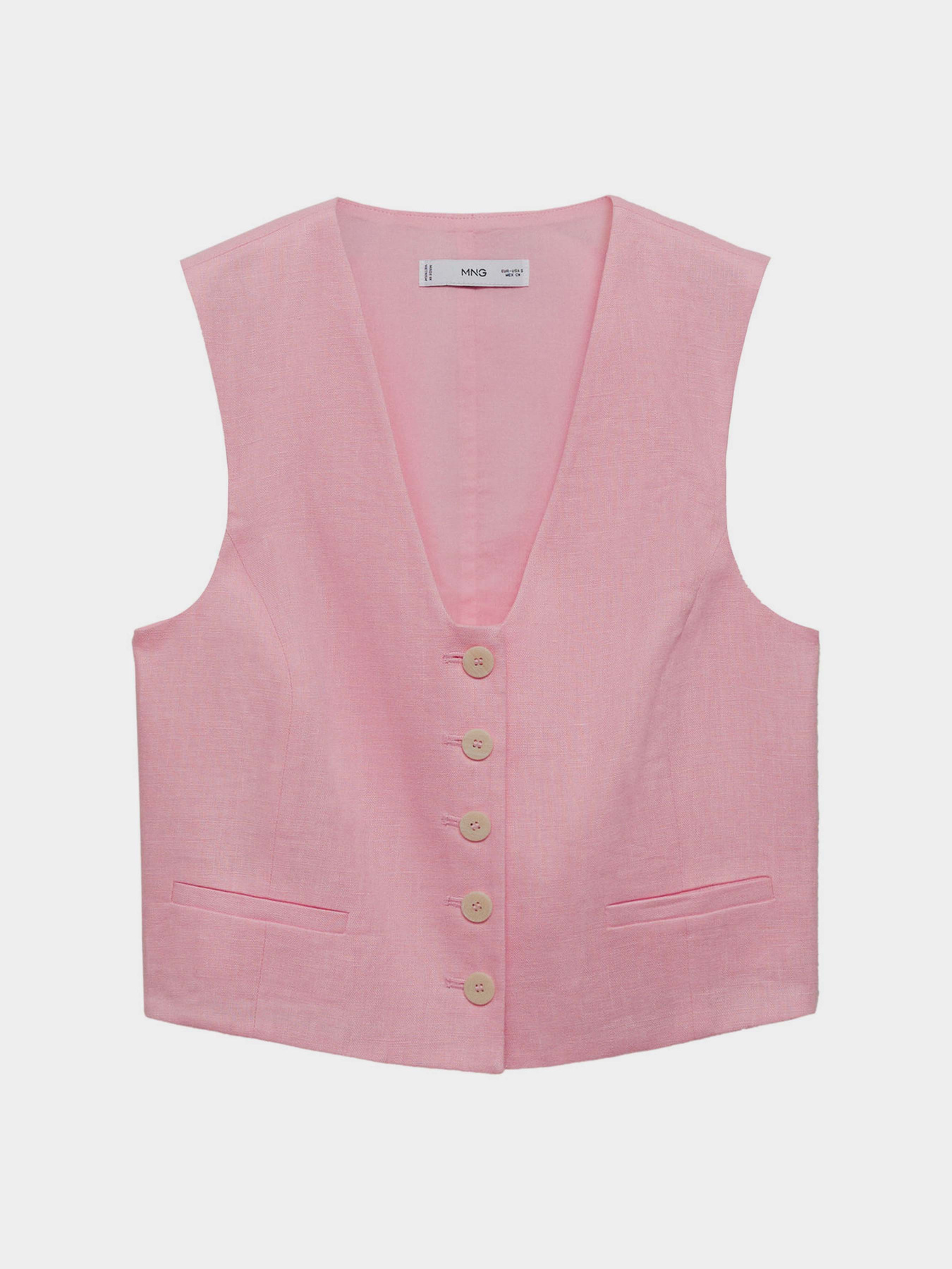 Жилет классический MANGO модель 87047162_82 Фото