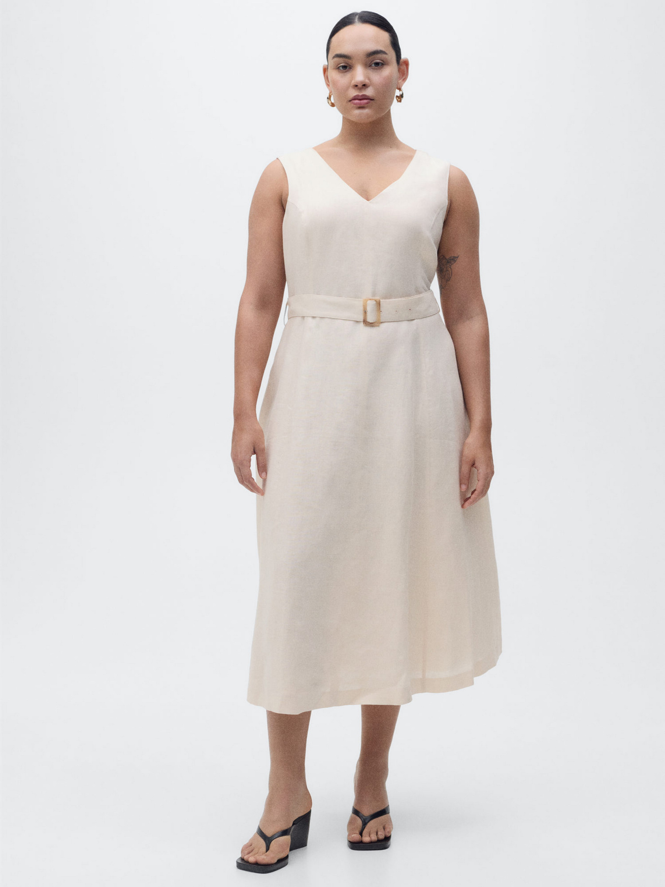 Сукня міді MANGO модель 87057164_8 Фото