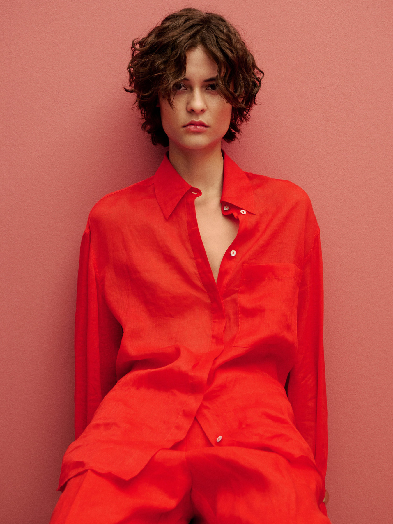 Сорочка MANGO модель 87057166_70 Фото