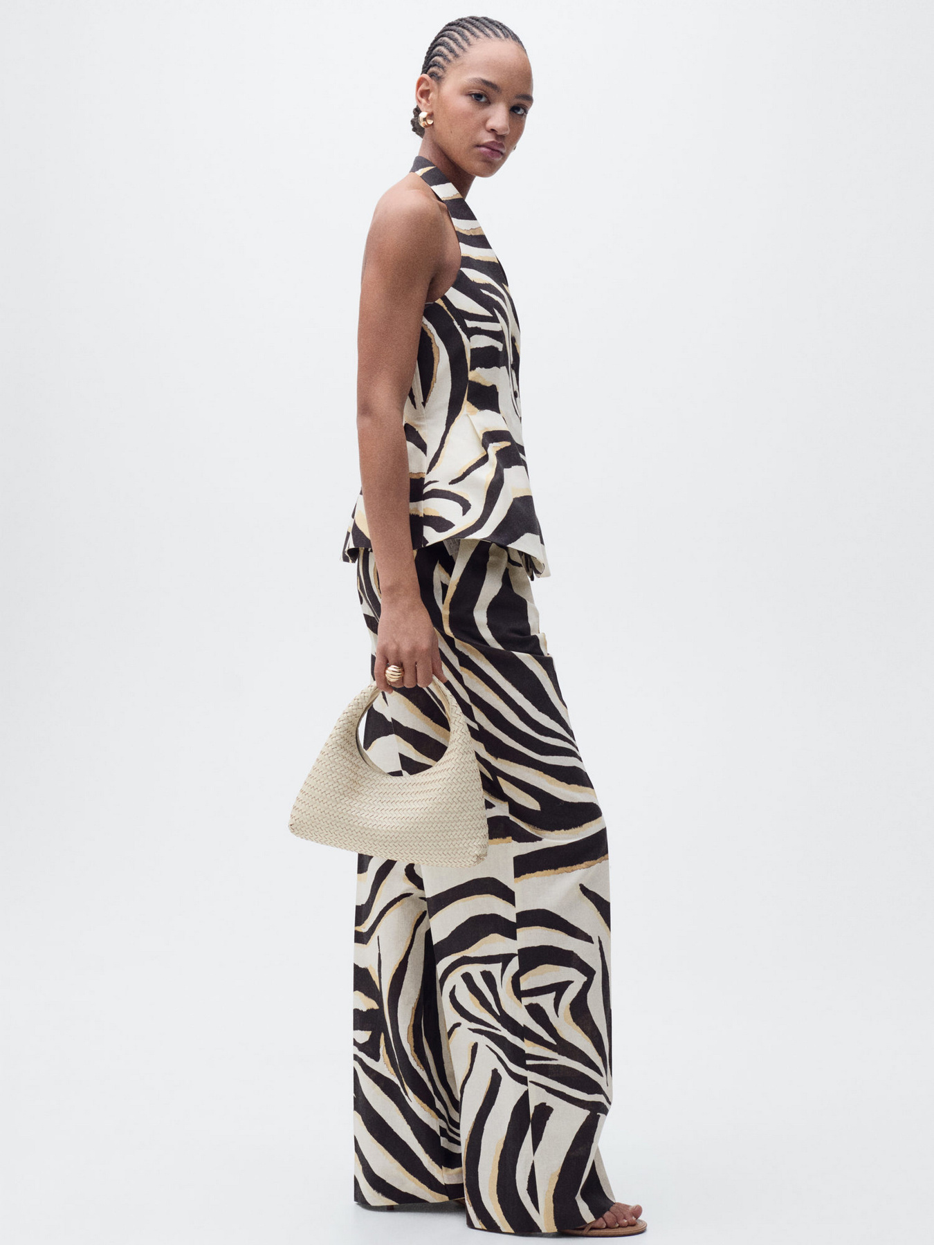 Штани повсякденні MANGO модель 87025769_8 Фото