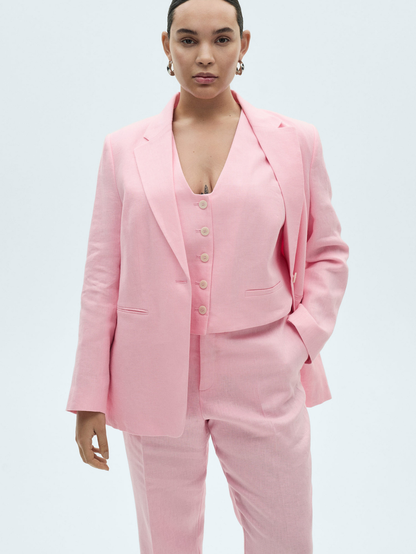 Штани класичні MANGO модель 87087162_82 Фото