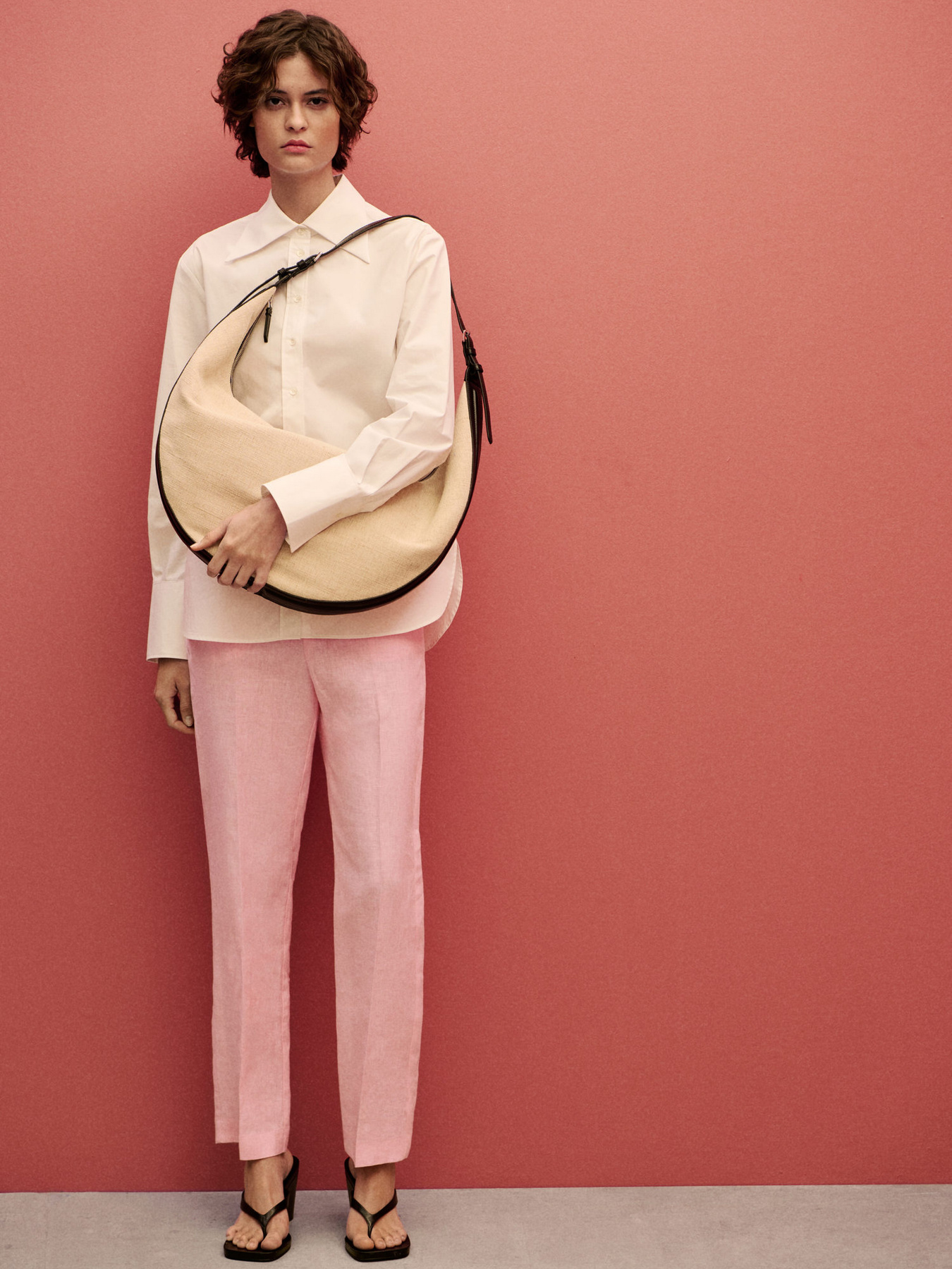 Класичні штани MANGO модель 87087162_82 Фото