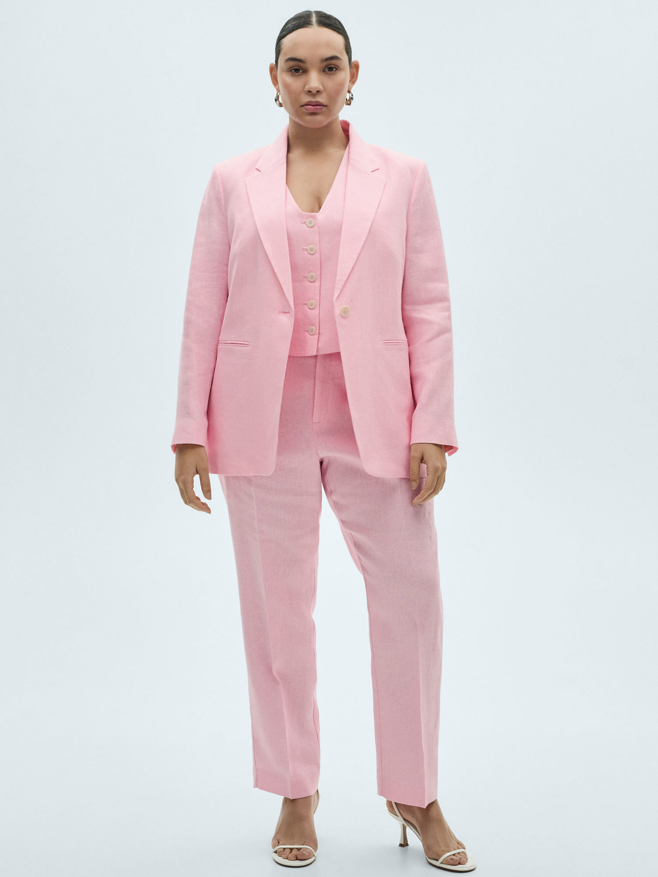 Класичні штани MANGO модель 87087162_82 Фото