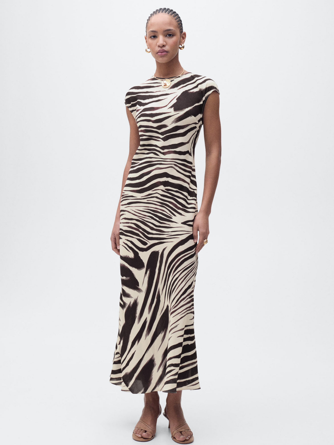 Сукня міді MANGO модель 87025767_5 Фото