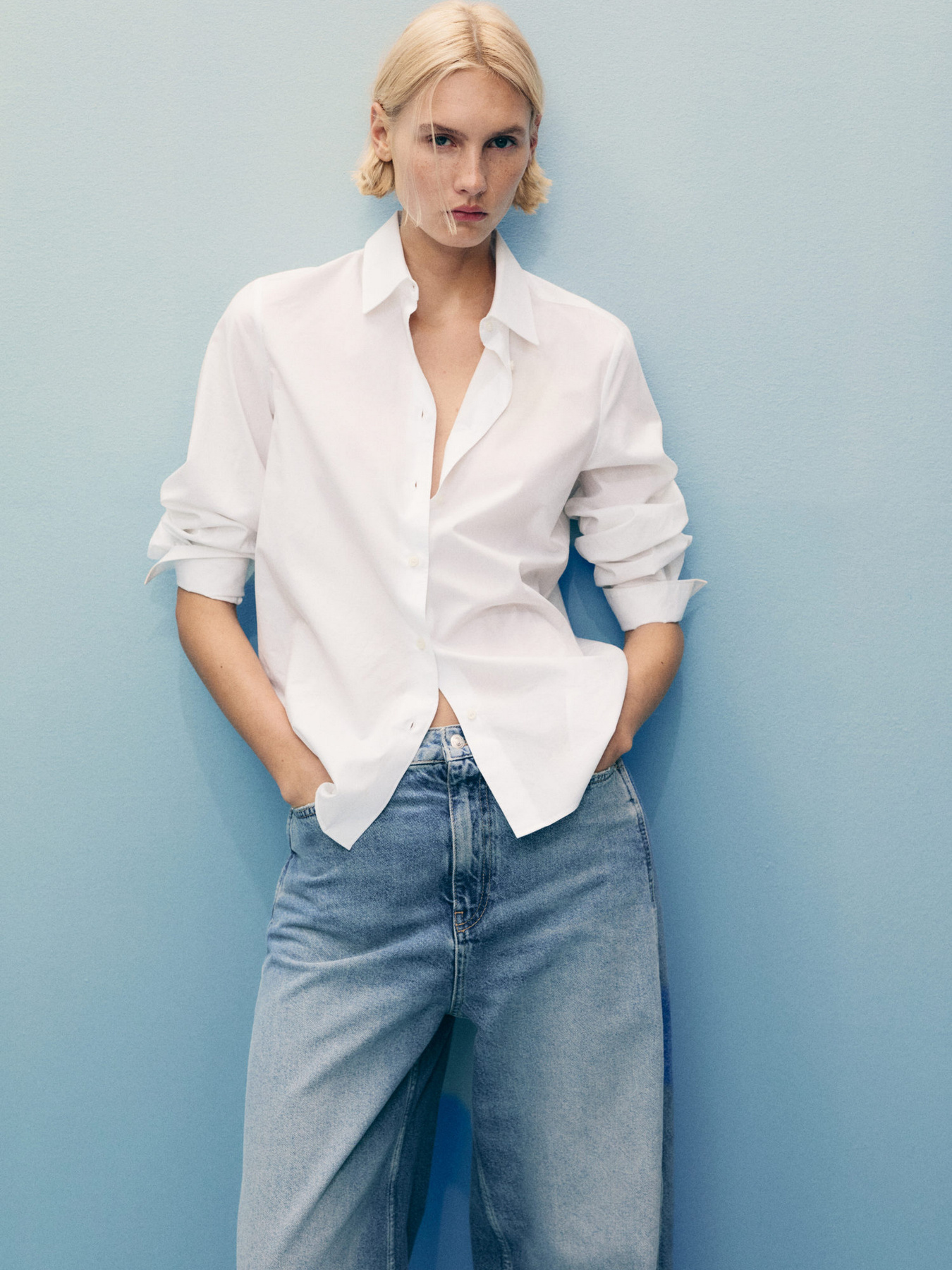 Прямые джинсы MANGO модель 87085760_TM Фото